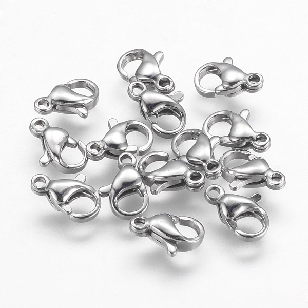PandaHall 304 Stainless Steel Lobster Claw Clasps, Stainless Steel Color, 10x6x3mm, Hole: 1mm 304 Stainless Steel Others
PandaHall 304 Stainless Steel Lobster Claw Clasps, Stainless Steel Color, 10x6x3mm, Hole: 1mm 304 Stainless Steel Others