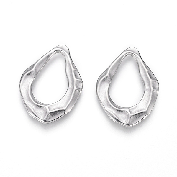 PandaHall 304 Stainless Steel Bumpy Pendants, Textured, Teardrop, Stainless Steel Color, 30x20x1.5mm, Hole: 20x11mm 304 Stainless Steel...
PandaHall 304 Stainless Steel Bumpy Pendants, Textured, Teardrop, Stainless Steel Color, 30x20x1.5mm, Hole: 20x11mm 304 Stainless Steel...