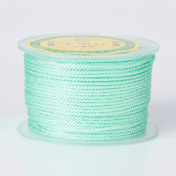 PandaHall Round Polyester Cords, Milan Cords/Twisted Cords, Aquamarine, 1.5~2mm, 50yards/roll(150 feet/roll) Polyester Green
PandaHall Round Polyester Cords, Milan Cords/Twisted Cords, Aquamarine, 1.5~2mm, 50yards/roll(150 feet/roll) Polyester Green