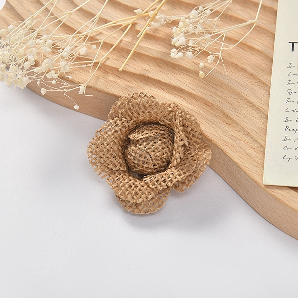 PandaHall Burlap Ornament Accessories, 3D Flower, Chocolate, 50~56x22mm Burlap Flower Brown
PandaHall Burlap Ornament Accessories, 3D Flower, Chocolate, 50~56x22mm Burlap Flower Brown