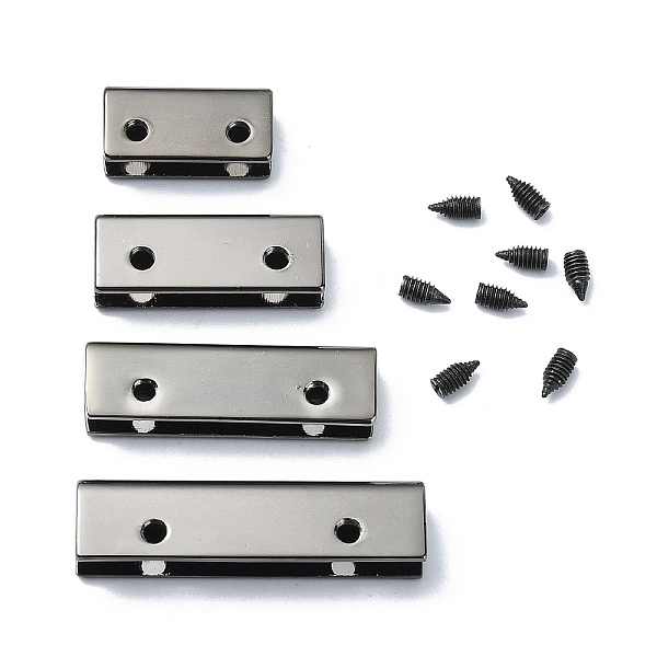 PandaHall (Defective Closeout Sale: Scratched) Zinc Alloy Bag Decorative Edge Buckles, Belt End Tip Hardwares, Gunmetal...
PandaHall (Defective Closeout Sale: Scratched) Zinc Alloy Bag Decorative Edge Buckles, Belt End Tip Hardwares, Gunmetal...