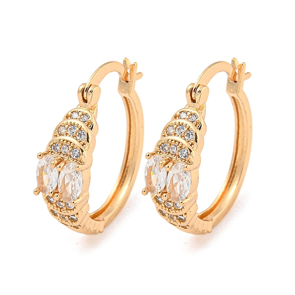PandaHall Brass Micro Pave Clear Cubic Zirconia Hoop Earrings, Leaf, Light Gold, 22x6mm Brass Leaf Clear
PandaHall Brass Micro Pave Clear Cubic Zirconia Hoop Earrings, Leaf, Light Gold, 22x6mm Brass Leaf Clear