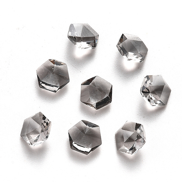 PandaHall Hexagon Transparent Glass Cabochons, Nail Art Decoration Accessories, Faceted, Light Grey, 6x7x3.5mm Glass Hexagon
PandaHall Hexagon Transparent Glass Cabochons, Nail Art Decoration Accessories, Faceted, Light Grey, 6x7x3.5mm Glass Hexagon