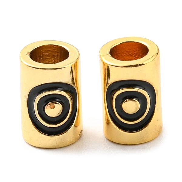 PandaHall Brass Enamel Beads, Lead Free & Cadmium Free, Column with Round, Real 18K Gold Plated, 9.5x6mm, Hole: 3.8mm Brass+Enamel Column..., Black
PandaHall Brass Enamel Beads, Lead Free & Cadmium Free, Column with Round, Real 18K Gold Plated, 9.5x6mm, Hole: 3.8mm Brass+Enamel Column..., Black