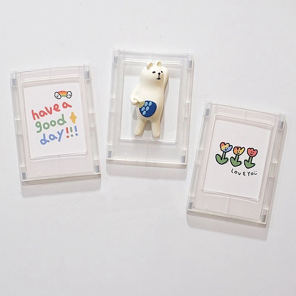 PandaHall Mini ABS Plastic Magnetic Photo Frame, Fridge Picture Frame, Rectangle, Clear, 89x65x5.5mm Plastic Rectangle Clear
PandaHall Mini ABS Plastic Magnetic Photo Frame, Fridge Picture Frame, Rectangle, Clear, 89x65x5.5mm Plastic Rectangle Clear