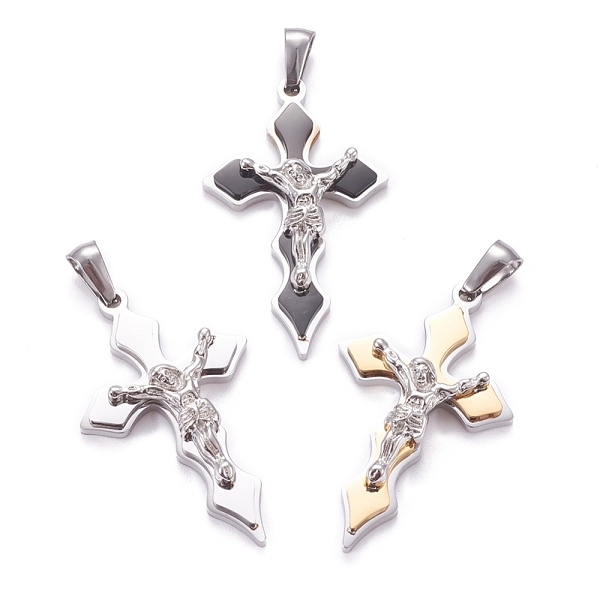 PandaHall Easter Theme 304 Stainless Steel Pendants, Crucifix Cross, Mixed Color, 36.5x22x5.5mm, Hole: 3x5mm 304 Stainless Steel Cross
PandaHall Easter Theme 304 Stainless Steel Pendants, Crucifix Cross, Mixed Color, 36.5x22x5.5mm, Hole: 3x5mm 304 Stainless Steel Cross