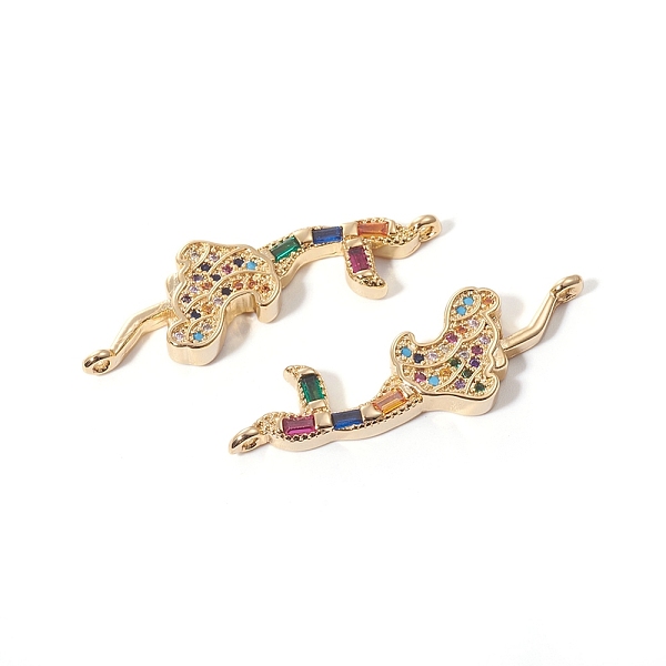 PandaHall Brass Micro Pave Cubic Zirconia Links connectors, Woman, Colorful, Golden, 35x11x3mm, Hole: 1.2mm Brass+Cubic Zirconia Human
PandaHall Brass Micro Pave Cubic Zirconia Links connectors, Woman, Colorful, Golden, 35x11x3mm, Hole: 1.2mm Brass+Cubic Zirconia Human