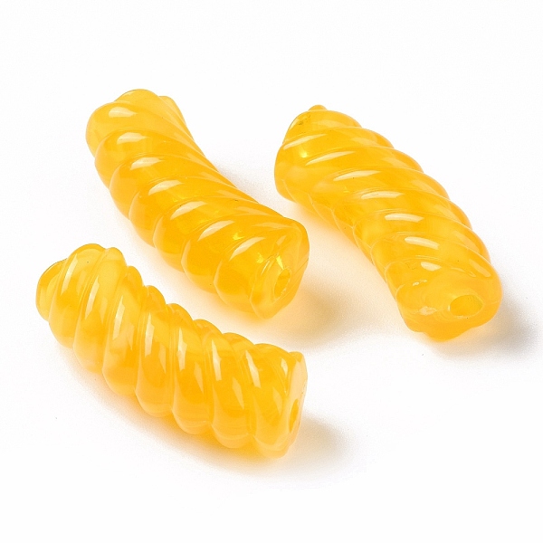 PandaHall Two Tone Opaque Acrylic Beads, Curved Tube, Gold, 35x14x11.5mm, Hole: 3.2mm, about 152pcs/500g Acrylic Tube Gold
PandaHall Two Tone Opaque Acrylic Beads, Curved Tube, Gold, 35x14x11.5mm, Hole: 3.2mm, about 152pcs/500g Acrylic Tube Gold