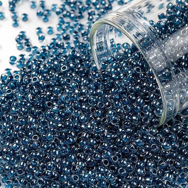 PandaHall TOHO Round Seed Beads, Japanese Seed Beads, (347) Inside Color Crystal/Capri Lined, 11/0, 2.2mm, Hole: 0.8mm, about 1110pcs/10g..., Blue
PandaHall TOHO Round Seed Beads, Japanese Seed Beads, (347) Inside Color Crystal/Capri Lined, 11/0, 2.2mm, Hole: 0.8mm, about 1110pcs/10g..., Blue