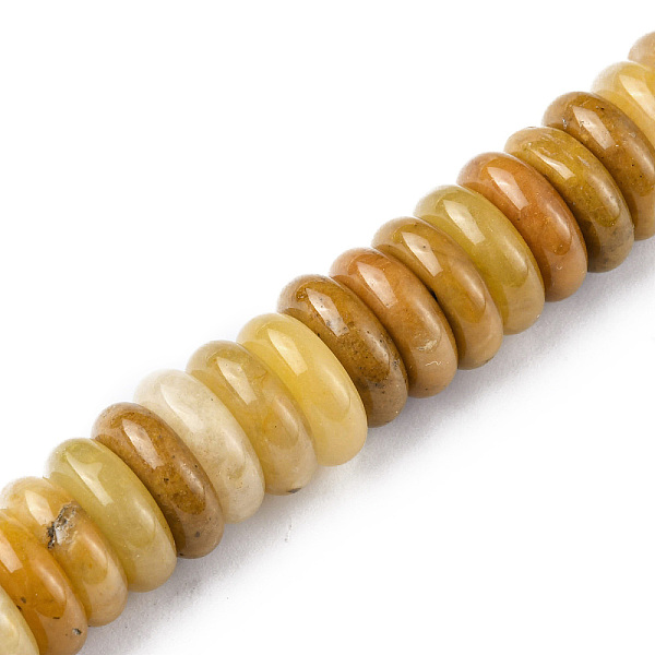 PandaHall Natural Topaz Jade Beads Strands, Heishi Beads, Disc, 12x3.5~4mm, Hole: 1.4mm, about 51pcs/strand, 7.48~8.19 inch(19~20.8cm) Topaz...
PandaHall Natural Topaz Jade Beads Strands, Heishi Beads, Disc, 12x3.5~4mm, Hole: 1.4mm, about 51pcs/strand, 7.48~8.19 inch(19~20.8cm) Topaz...