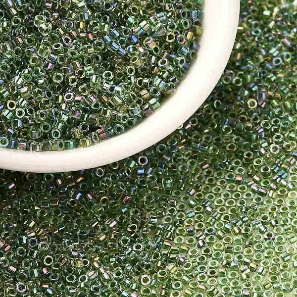 PandaHall Cylinder Seed Beads, Uniform Size, Transparent Colours Rainbow, Olive Drab, 2x1.3~1.5mm, Hole: 0.8~1mm, about 888pcs/10g Glass
PandaHall Cylinder Seed Beads, Uniform Size, Transparent Colours Rainbow, Olive Drab, 2x1.3~1.5mm, Hole: 0.8~1mm, about 888pcs/10g Glass