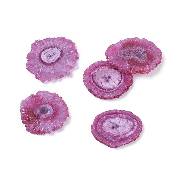 PandaHall Natural Solar Quartz Beads, Dyed, Druzy Quartz Slices, for Wire Wrapped Pendant Making, No Hole/Undrilled, Nuggets, Medium Violet..., Red
PandaHall Natural Solar Quartz Beads, Dyed, Druzy Quartz Slices, for Wire Wrapped Pendant Making, No Hole/Undrilled, Nuggets, Medium Violet..., Red
