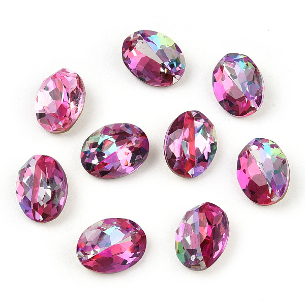 PandaHall DIY Pointed Back K9 Glass Rhinestone Cabochons, Random Color Back Plated, Shiny Laser Style, Faceted, Oval, Rose, 8x6x3.5mm Glass..., Pink
PandaHall DIY Pointed Back K9 Glass Rhinestone Cabochons, Random Color Back Plated, Shiny Laser Style, Faceted, Oval, Rose, 8x6x3.5mm Glass..., Pink
