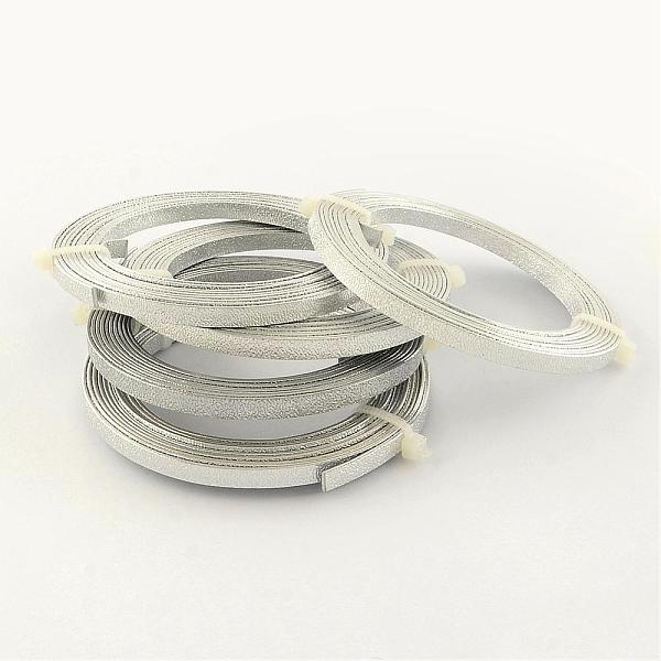 PandaHall Textured Aluminum Wire, Bendable Metal Craft Wire, Flat Craft Wire, Bezel Strip Wire for Cabochons Jewelry Making, Silver, 5x1mm...
PandaHall Textured Aluminum Wire, Bendable Metal Craft Wire, Flat Craft Wire, Bezel Strip Wire for Cabochons Jewelry Making, Silver, 5x1mm...