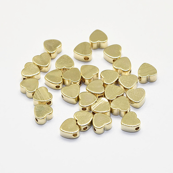 PandaHall Long-Lasting Plated Brass Beads, Real 18K Gold Plated, Nickel Free, Heart, 4.5x5x2.5mm, Hole: 1.5mm Brass Heart
PandaHall Long-Lasting Plated Brass Beads, Real 18K Gold Plated, Nickel Free, Heart, 4.5x5x2.5mm, Hole: 1.5mm Brass Heart