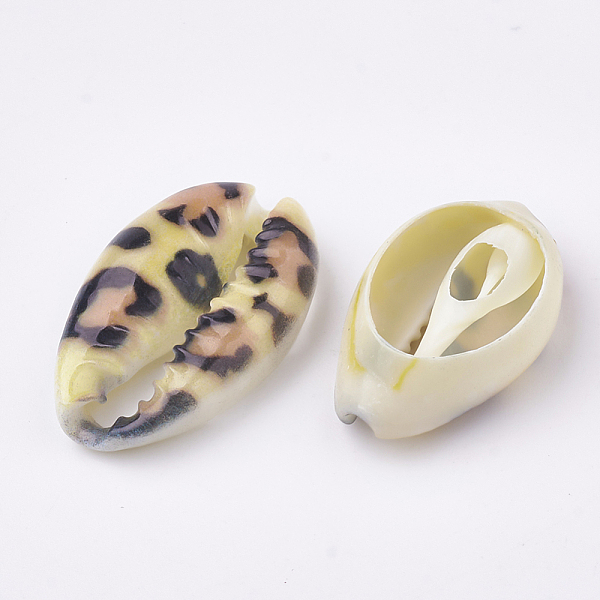 PandaHall Printed Natural Cowrie Shell Beads, No Hole/Undrilled, Colorful, 20~25x14~16x5~7mm Cowrie Shell Shell Shape
PandaHall Printed Natural Cowrie Shell Beads, No Hole/Undrilled, Colorful, 20~25x14~16x5~7mm Cowrie Shell Shell Shape
