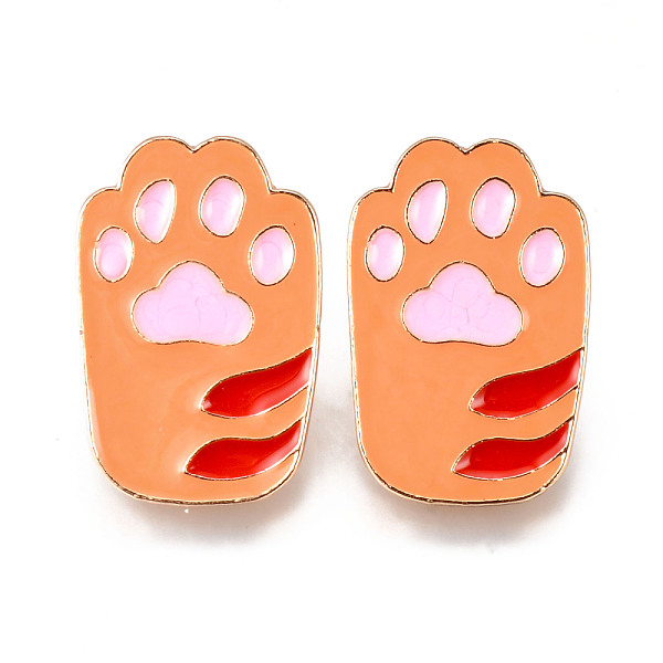 PandaHall Alloy Enamel Brooches, Enamel Pin, with Brass Butterfly Clutches, Cat Paw Prints, Light Gold, Cadmium Free & Nickel Free & Lead...
PandaHall Alloy Enamel Brooches, Enamel Pin, with Brass Butterfly Clutches, Cat Paw Prints, Light Gold, Cadmium Free & Nickel Free & Lead...