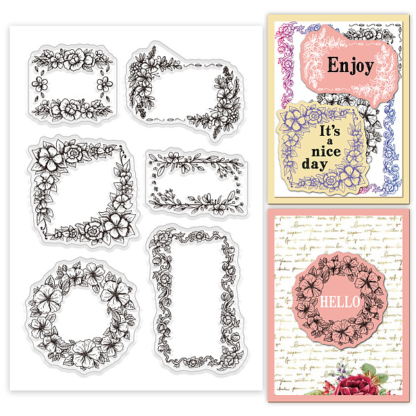 PandaHall PH Flower Label Clear Stamps for Card Making, Rectangular/Round Flower Frame Stamp Transparent Craft Stamp Wreath Seal Stamp for...
PandaHall PH Flower Label Clear Stamps for Card Making, Rectangular/Round Flower Frame Stamp Transparent Craft Stamp Wreath Seal Stamp for...