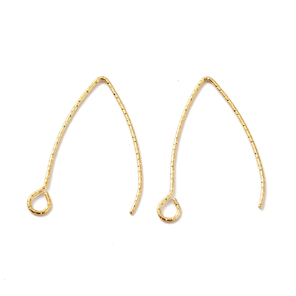 PandaHall Ion Plating(IP) 316 Stainless Steel Earrings Finding, Earring Hooks, with Horizontal Loop, Golden, 27x17x0.7mm, Hole: 2.5mm, 21...
PandaHall Ion Plating(IP) 316 Stainless Steel Earrings Finding, Earring Hooks, with Horizontal Loop, Golden, 27x17x0.7mm, Hole: 2.5mm, 21...