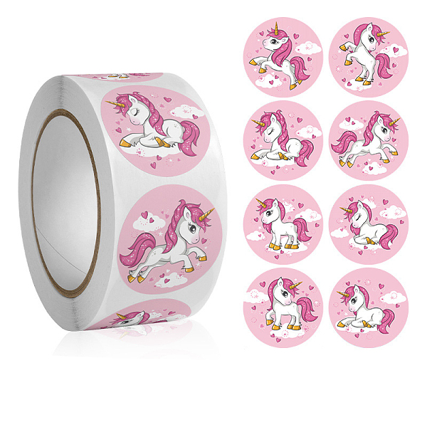PandaHall 8 Patterns Horse Cartoon Stickers Roll, Round Dot Paper Adhesive Labels, Decorative Sealing Stickers for Gifts, Party, Pink, 25mm...
PandaHall 8 Patterns Horse Cartoon Stickers Roll, Round Dot Paper Adhesive Labels, Decorative Sealing Stickers for Gifts, Party, Pink, 25mm...