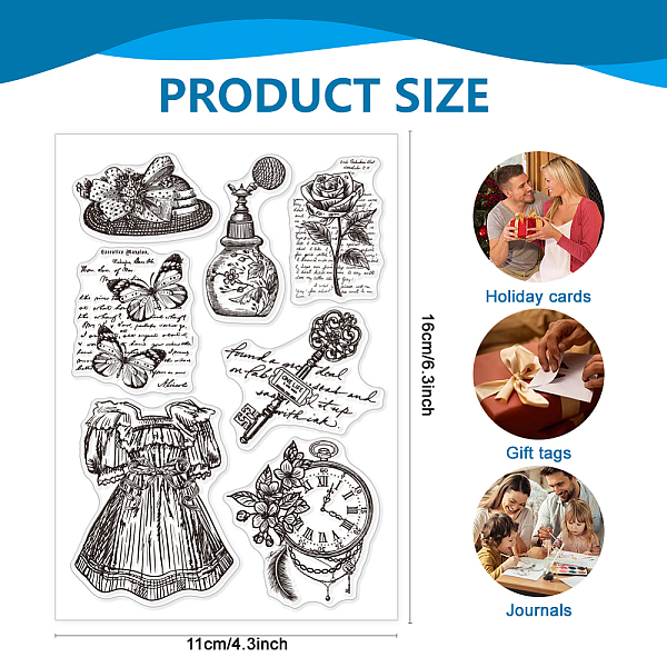 PandaHall Custom PVC Plastic Clear Stamps, for DIY Scrapbooking, Photo Album Decorative, Cards Making, Clothes, 160x110x3mm Plastic Clothes...
PandaHall Custom PVC Plastic Clear Stamps, for DIY Scrapbooking, Photo Album Decorative, Cards Making, Clothes, 160x110x3mm Plastic Clothes...