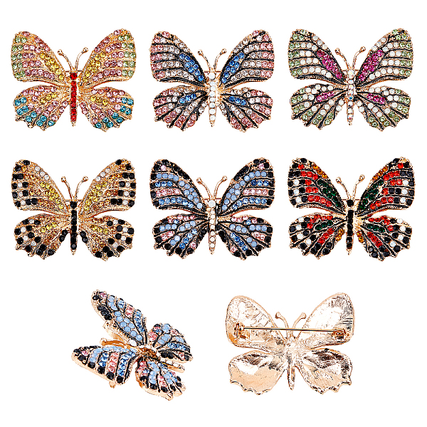 PandaHall CHGCRAFT 6Pcs 6 Colors Butterfly Brooch Pin Set Rhinestone Butterfly Brooch Pins Badge Multicolor Butterfly Pin for Scarf Shirts...
PandaHall CHGCRAFT 6Pcs 6 Colors Butterfly Brooch Pin Set Rhinestone Butterfly Brooch Pins Badge Multicolor Butterfly Pin for Scarf Shirts...