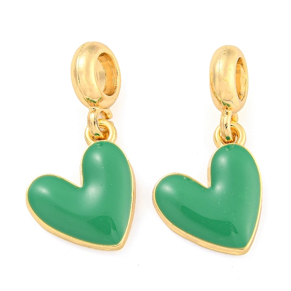 PandaHall Rack Plating Alloy Enamel Heart European Dangle Charms, Large Hole Pendants, Golden, Cadmium Free & Nickel Free & Lead Free, Light...
PandaHall Rack Plating Alloy Enamel Heart European Dangle Charms, Large Hole Pendants, Golden, Cadmium Free & Nickel Free & Lead Free, Light...