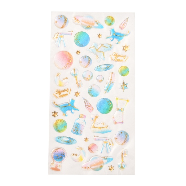 PandaHall Epoxy Resin Sticker, for Scrapbooking, Travel Diary Craft, Universe Themed Pattern, 5~25x5~31mm Resin Planet
PandaHall Epoxy Resin Sticker, for Scrapbooking, Travel Diary Craft, Universe Themed Pattern, 5~25x5~31mm Resin Planet