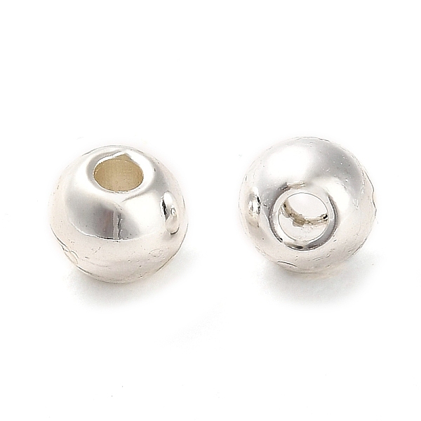 PandaHall Alloy Beads, Long-Lasting Plated, Round, Silver, 5x4mm, Hole: 1.4mm Alloy Round
PandaHall Alloy Beads, Long-Lasting Plated, Round, Silver, 5x4mm, Hole: 1.4mm Alloy Round