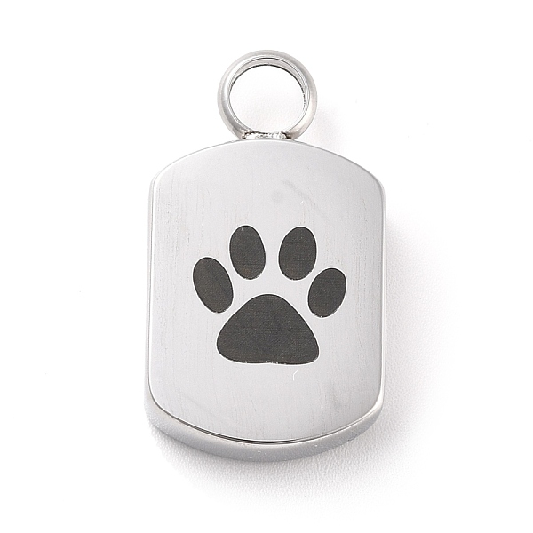 PandaHall 304 Stainless Steel Urn Pendants, Oval with Paw Print Pattern, Stainless Steel Color, 28x16x5.5mm, Hole: 5mm 304 Stainless Steel...
PandaHall 304 Stainless Steel Urn Pendants, Oval with Paw Print Pattern, Stainless Steel Color, 28x16x5.5mm, Hole: 5mm 304 Stainless Steel...