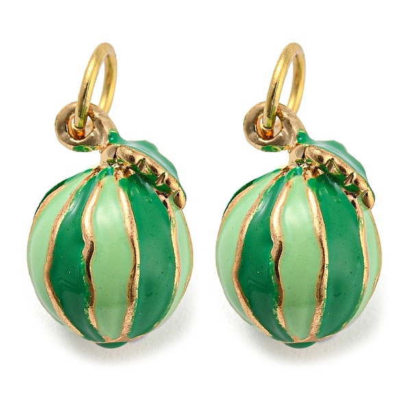 PandaHall Watermelon Rack Plating Brass Enamel Charms, with Jump Ring, Long-Lasting Plated, Cadmium Free & Lead Free, Real 18K Gold Plated..., Green
PandaHall Watermelon Rack Plating Brass Enamel Charms, with Jump Ring, Long-Lasting Plated, Cadmium Free & Lead Free, Real 18K Gold Plated..., Green