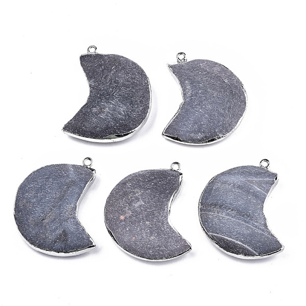 PandaHall Natural Grey Agate Pendants, with Platinum Brass Edge and Iron Loop, Frosted, Moon, 49x34x12mm, Hole: 2mm Grey Agate Moon
PandaHall Natural Grey Agate Pendants, with Platinum Brass Edge and Iron Loop, Frosted, Moon, 49x34x12mm, Hole: 2mm Grey Agate Moon