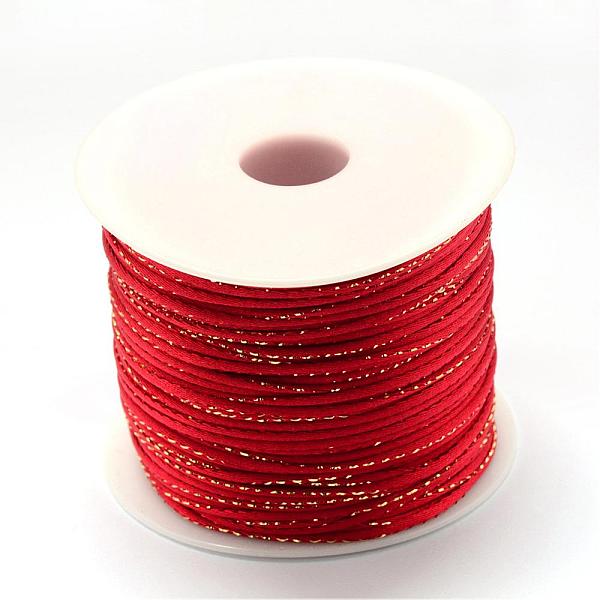 PandaHall Metallic Stain Beads String Cords, Nylon Mouse Tail Cord, Red, 1.5mm, about 100yards/roll(300 feet/roll) Nylon+Metallic Cord Red
PandaHall Metallic Stain Beads String Cords, Nylon Mouse Tail Cord, Red, 1.5mm, about 100yards/roll(300 feet/roll) Nylon+Metallic Cord Red