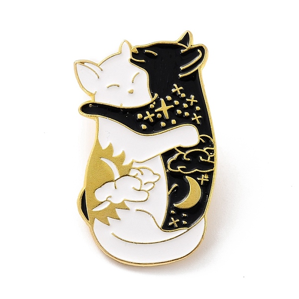 PandaHall Hugging Cat Enamel Pin, Cute Alloy Enamel Brooch for Backpacks Clothes, Light Gold, White, 35x23x9.5mm Alloy+Enamel White
PandaHall Hugging Cat Enamel Pin, Cute Alloy Enamel Brooch for Backpacks Clothes, Light Gold, White, 35x23x9.5mm Alloy+Enamel White