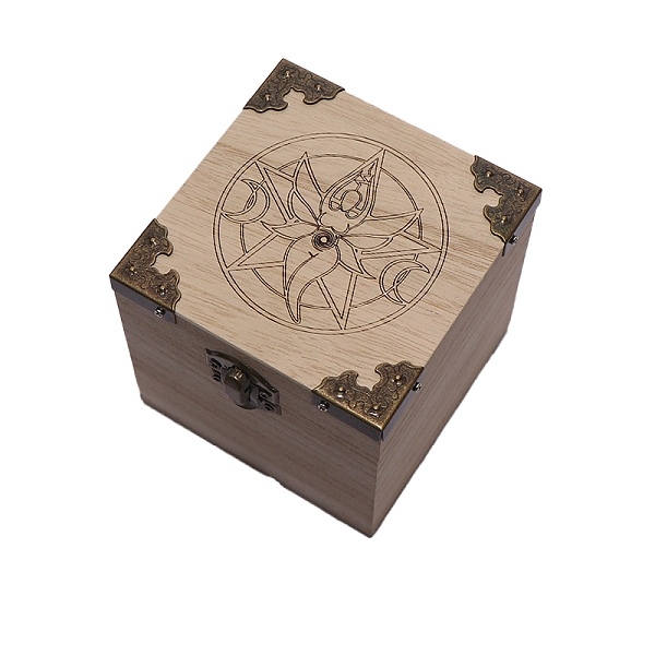 PandaHall Square Wooden Storage Boxes, for Witchcraft Articles Storage, BurlyWood, Star, 10x10x10cm Wood Star Orange
PandaHall Square Wooden Storage Boxes, for Witchcraft Articles Storage, BurlyWood, Star, 10x10x10cm Wood Star Orange