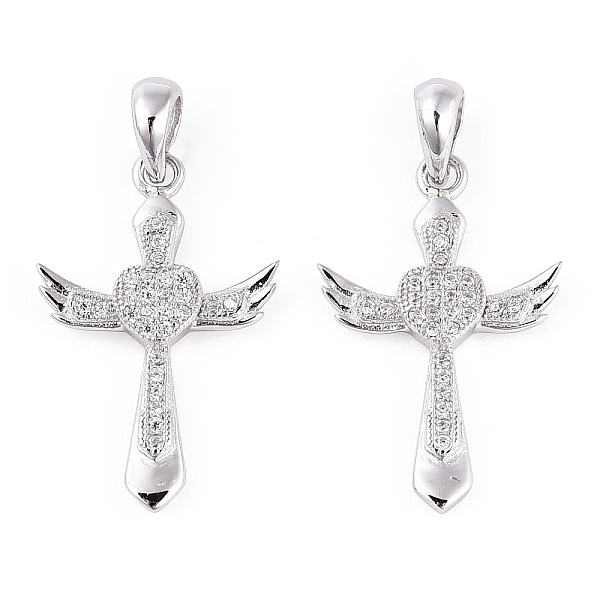 PandaHall Rhodium Plated 925 Sterling Silver Micro Pave Clear Cubic Zirconia Pendants, Heart Wings Magic Wand Charms wit 925 Stamp, Real...
PandaHall Rhodium Plated 925 Sterling Silver Micro Pave Clear Cubic Zirconia Pendants, Heart Wings Magic Wand Charms wit 925 Stamp, Real...
