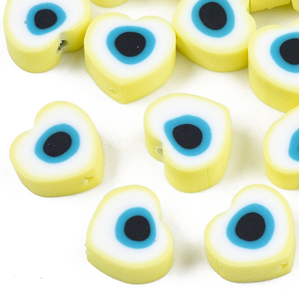 PandaHall Handmade Polymer Clay Beads, Heart, Yellow, 8.5x9.5x4.5mm, Hole: 1.4mm Polymer Clay Heart Yellow
PandaHall Handmade Polymer Clay Beads, Heart, Yellow, 8.5x9.5x4.5mm, Hole: 1.4mm Polymer Clay Heart Yellow