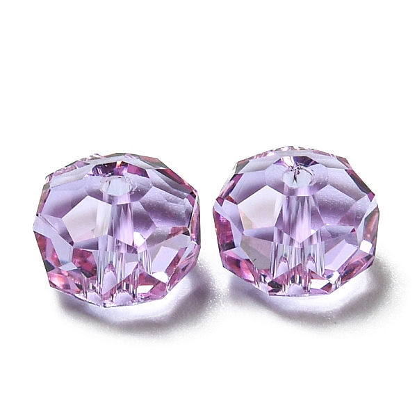 PandaHall Transparent Glass Beads, Faceted, Rondelle, Violet, 8x5mm, Hole: 1.2mm Glass Rondelle Purple
PandaHall Transparent Glass Beads, Faceted, Rondelle, Violet, 8x5mm, Hole: 1.2mm Glass Rondelle Purple