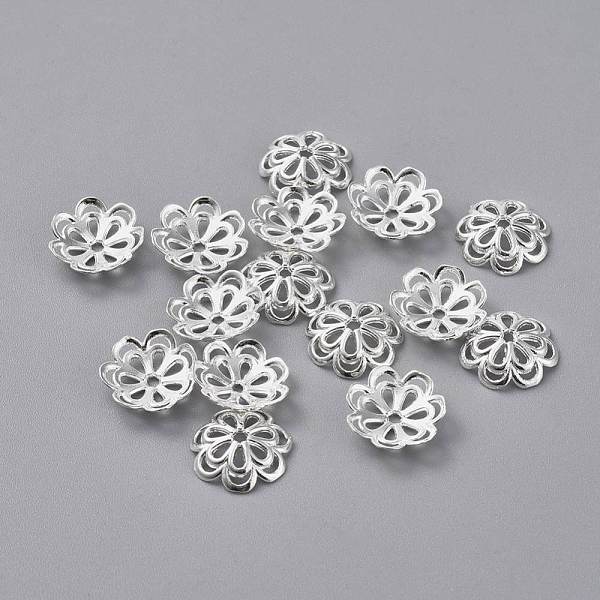 PandaHall Alloy Fancy Bead Caps, Cadmium Free & Lead Free, Flower, Silver Color Plated, 14x4mm, Hole: 2mm Alloy Silver
PandaHall Alloy Fancy Bead Caps, Cadmium Free & Lead Free, Flower, Silver Color Plated, 14x4mm, Hole: 2mm Alloy Silver