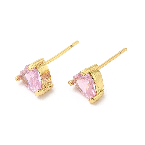PandaHall Crystal Rhinestone Heart Stud Earrings, Rack Plating Brass Earrings, Lead Free & Cadmium Free, Real 18K Gold Plated, 7x7.5mm...
PandaHall Crystal Rhinestone Heart Stud Earrings, Rack Plating Brass Earrings, Lead Free & Cadmium Free, Real 18K Gold Plated, 7x7.5mm...