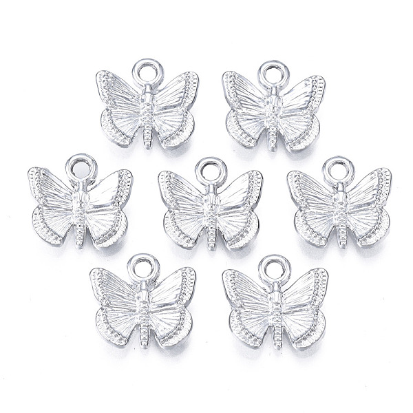 PandaHall Alloy Charms, Cadmium Free & Lead Free, Butterfly, Platinum, 12x12.5x3mm, Hole: 1.8mm Alloy Butterfly
PandaHall Alloy Charms, Cadmium Free & Lead Free, Butterfly, Platinum, 12x12.5x3mm, Hole: 1.8mm Alloy Butterfly