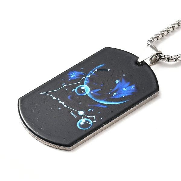 PandaHall 201 Stainless Steel Rectangle with Constellations Pendant Necklace for Women, Pisces, 23.74 inch(60.3cm) 201 Stainless Steel...
PandaHall 201 Stainless Steel Rectangle with Constellations Pendant Necklace for Women, Pisces, 23.74 inch(60.3cm) 201 Stainless Steel...