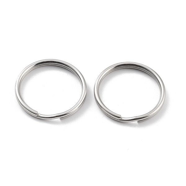 PandaHall 304 Stainless Steel Split Key Rings, Keychain Clasp Findings, 2-Loop Round Ring, Stainless Steel Color, 28x3mm, Single Wire: 1.5mm...
PandaHall 304 Stainless Steel Split Key Rings, Keychain Clasp Findings, 2-Loop Round Ring, Stainless Steel Color, 28x3mm, Single Wire: 1.5mm...