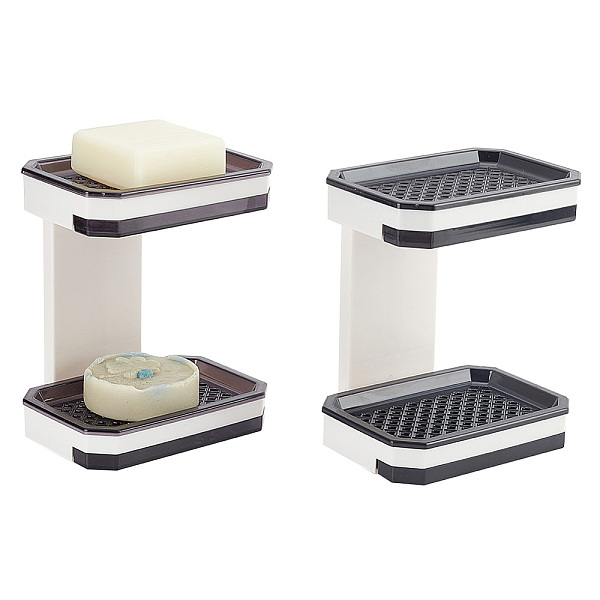 PandaHall AHANDMAKER Double Layer Soap Dish Suction Cup Soap Holder Wall Mounted NO-Drilling Soap Holder Self Draining Soap Saver for Shower..., Multicolor
PandaHall AHANDMAKER Double Layer Soap Dish Suction Cup Soap Holder Wall Mounted NO-Drilling Soap Holder Self Draining Soap Saver for Shower..., Multicolor