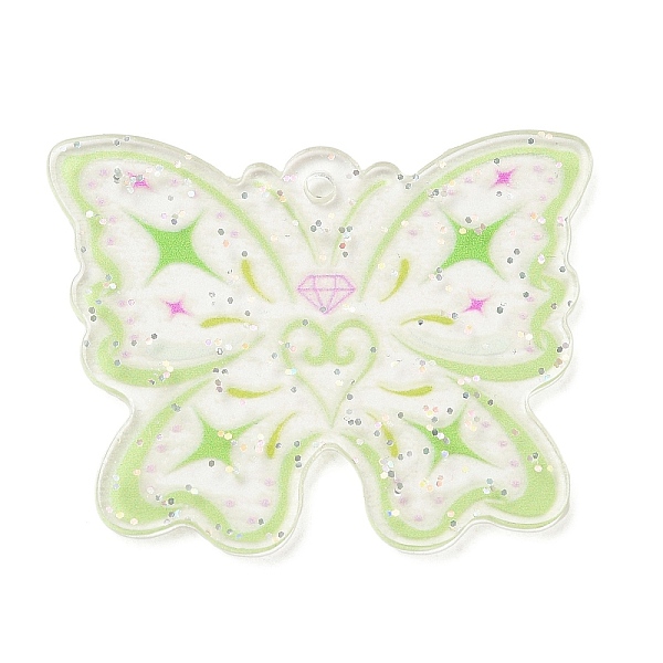 PandaHall Acrylic Pendants, Butterfly, Yellow Green, 30.5x37.5x1.5mm, Hole: 1.8mm Acrylic Butterfly
PandaHall Acrylic Pendants, Butterfly, Yellow Green, 30.5x37.5x1.5mm, Hole: 1.8mm Acrylic Butterfly