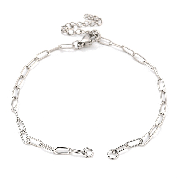 PandaHall 304 Stainless Steel Paperclip Chains Bracelet Making, with Lobster Claw Clasps and Chain Extenders, Stainless Steel Color, 7 inch...
PandaHall 304 Stainless Steel Paperclip Chains Bracelet Making, with Lobster Claw Clasps and Chain Extenders, Stainless Steel Color, 7 inch...