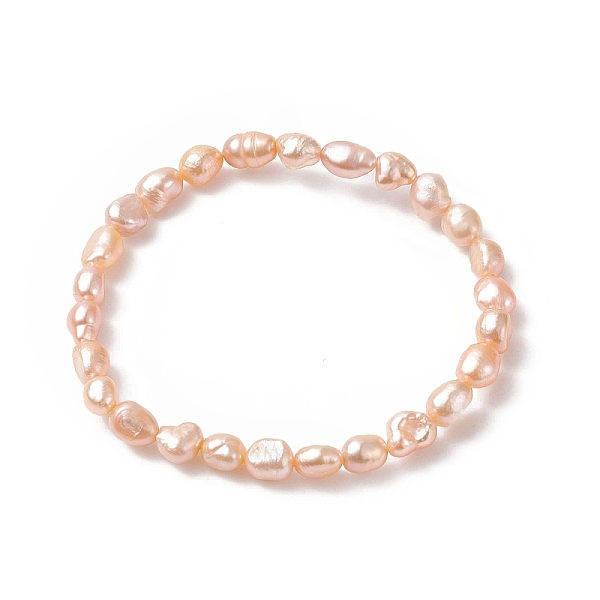 PandaHall Natural Pearl Beaded Stretch Bracelet for Women, PeachPuff, Inner Diameter: 2-1/4 inch(5.6cm) Pearl Brown
PandaHall Natural Pearl Beaded Stretch Bracelet for Women, PeachPuff, Inner Diameter: 2-1/4 inch(5.6cm) Pearl Brown
