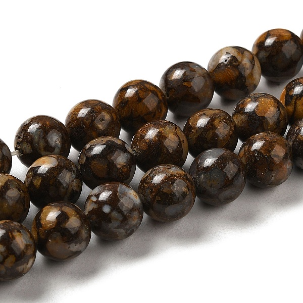 PandaHall Natural African Opal Beads Strands, Round, 10~10.5mm, Hole: 1.4mm, about 37pcs/strand, 15.16''(38.5cm) African Opal Round
PandaHall Natural African Opal Beads Strands, Round, 10~10.5mm, Hole: 1.4mm, about 37pcs/strand, 15.16''(38.5cm) African Opal Round