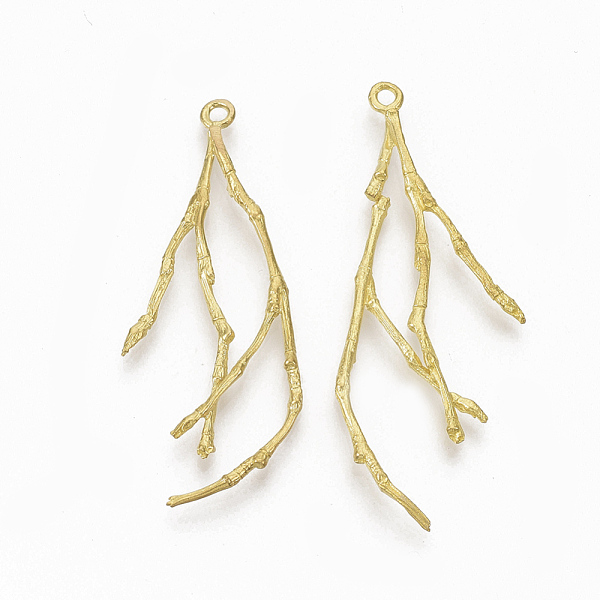 PandaHall Brass Pendants, Nickel Free, Branch, Raw(Unplated), 44x18x2mm, Hole: 1.5mm Brass Others
PandaHall Brass Pendants, Nickel Free, Branch, Raw(Unplated), 44x18x2mm, Hole: 1.5mm Brass Others