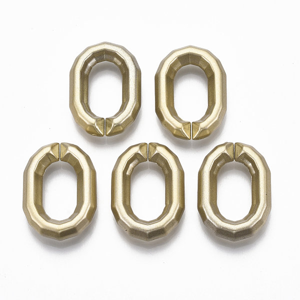 PandaHall Spray Painted CCB Plastic Linking Rings, Quick Link Connectors, For Jewelry Cable Chains Making, Oval, Faceted, Gold, 26x18x5.5mm...
PandaHall Spray Painted CCB Plastic Linking Rings, Quick Link Connectors, For Jewelry Cable Chains Making, Oval, Faceted, Gold, 26x18x5.5mm...
